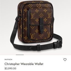 LV Wearable Christopher Wallet